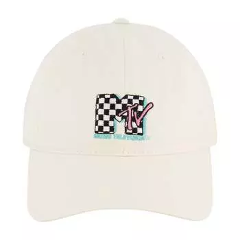 Кепка Nick MTV Dad с вышитым логотипом Nickelodeon, цвет stone