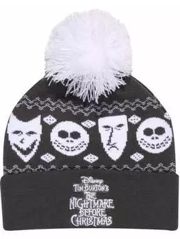 Кепка Nightmare Before Christmas, серый