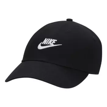 Кепка Nike Futura Washed Club Cap 'Black', черный