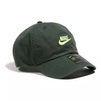 Кепка Nike 'Heritage 86' Futura Washed Unisex Cap Green, зеленый
