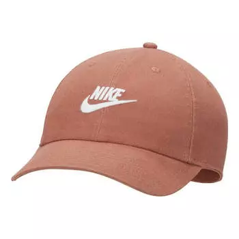 Кепка Nike Sportswear Heritage86 Futura Washed Cap 'Mineral Clay', цвет tan/grey/brown/yellow