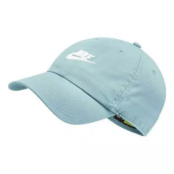 Кепка Nike Sportswear Heritage86 Futura Washed Cap 'Light Dew White', цвет light dew/white