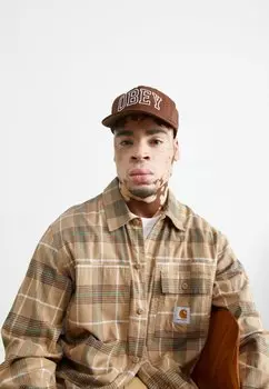 Кепка Obey Clothing OBEY RUSH 6 PANEL CLASSIC SNAP, коричневый