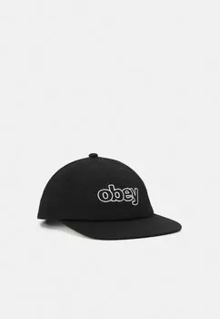 Кепка Obey Clothing OBEY SELECT 6 PANEL SNAPBACK, черный
