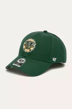 Кепка Окленд Атлетикс 47 brand, зеленый