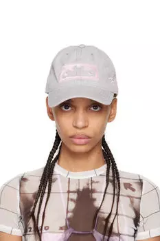 Кепка «Отто» серо-розовая Ottolinger