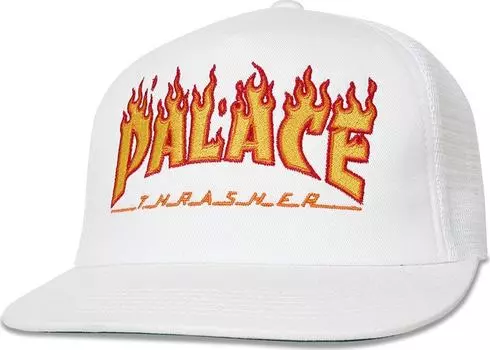 Кепка Palace x Thrasher, белый