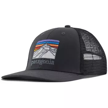 Кепка Patagonia Line Logo Ridge LoPro Trucker, цвет Ink Black