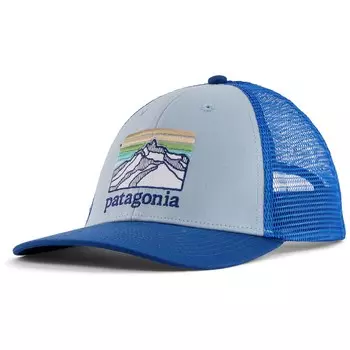 Кепка Patagonia P-6 Logo LoPro Trucker, цвет Steam Blue