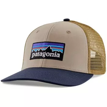 Кепка Patagonia P-6 с логотипом Trucker, бежевый/коричневый