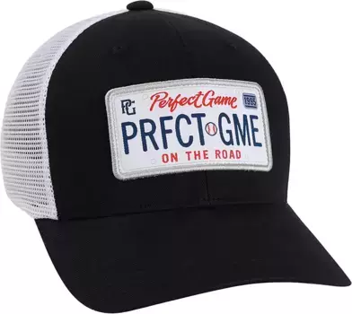 Кепка Perfect Game On the Road Pro Crown Trucker, черный/белый