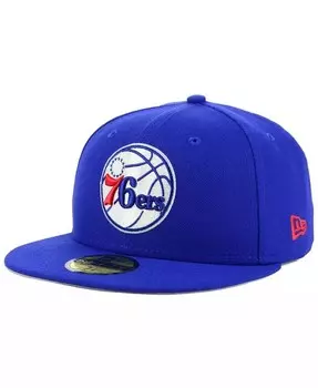 Кепка Philadelphia 76ers Basic 59FIFTY приталенного кроя 2018 New Era, синий