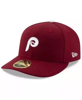 Кепка Philadelphia Phillies Low Profile AC Performance 59FIFTY New Era, красный