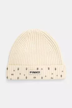 Кепка Pinko из смесовой шерсти, бежевый