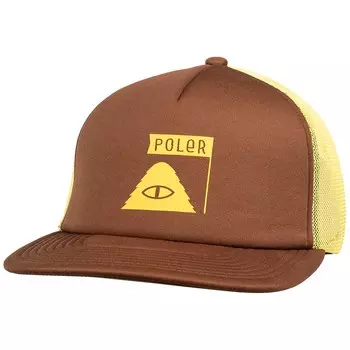 Кепка Poler Summit Trucker, желтый/коричневый
