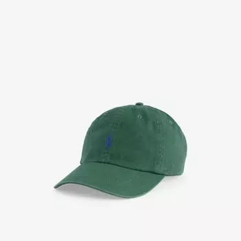Кепка Polo Ralph Lauren с регулируемой застежкой и вышитым логотипом, зеленый