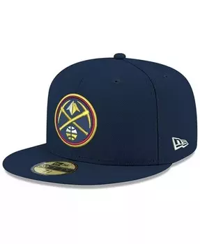 Кепка приталенного кроя Denver Nuggets Basic 59FIFTY New Era, синий