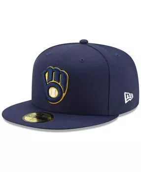 Кепка приталенного кроя Milwaukee Brewers Authentic Collection 59FIFTY New Era