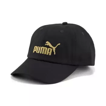 Кепка PUMA Flex Cap "Essentials No.1 Cap Adults", цвет Black Gold No1 Logo