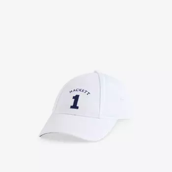 Кепка регулируемая Hackett Heritage Number, белый