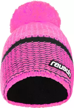 Кепка Reusch Noah Beanie, цвет 3342 knockout pink/white
