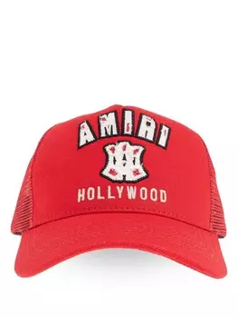 Кепка с аппликацией логотипа AMIRI, красный