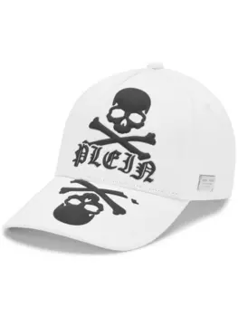 Кепка с аппликацией Skull Philipp Plein, белый