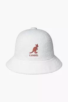 Кепка с большим логотипом в стиле casual Kangol, белый