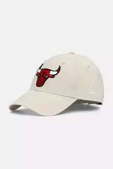 Кепка с козырьком 0 New Era, бежевый