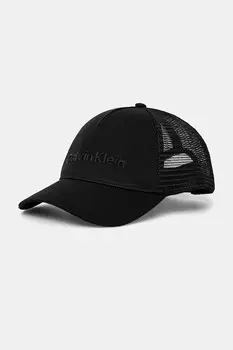Кепка с козырьком Calvin Klein, черный