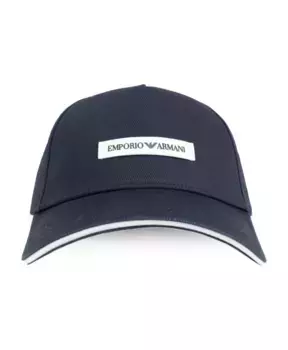 Кепка с козырьком Emporio Armani, синий