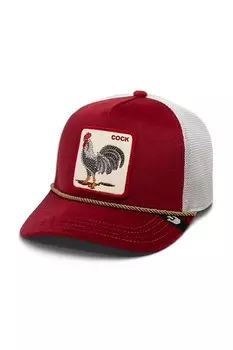 Кепка с козырьком Garnet Rooster Goorin Bros, красный