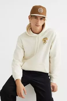 Кепка с козырьком и аппликацией H&amp;M, светло-коричневый
