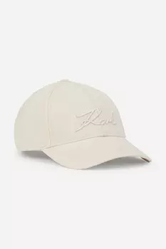 Кепка с козырьком Karl Lagerfeld, белый