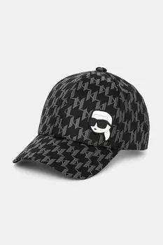 Кепка с козырьком Karl Lagerfeld, черный