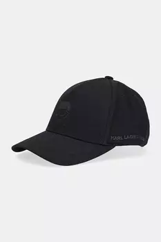 Кепка с козырьком Karl Lagerfeld, черный