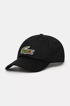 Кепка с козырьком Lacoste, черный