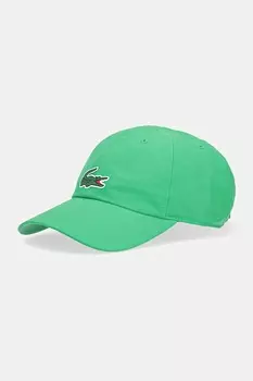 Кепка с козырьком Lacoste, зеленый