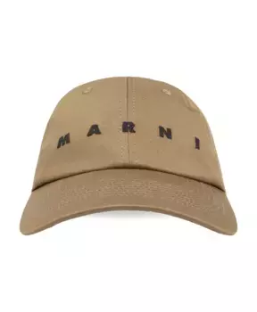 Кепка с козырьком Marni, бежевый