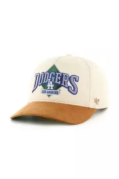 Кепка с козырьком MLB Los Angeles Dodgers 47 Brand, бежевый