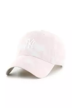 Кепка с козырьком MLB New York Yankees 47 Brand, розовый