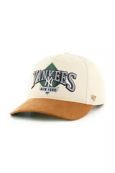 Кепка с козырьком MLB New York Yankees 47 Brand, бежевый
