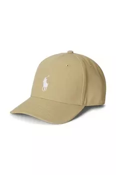 Кепка с козырьком Polo Ralph Lauren, бежевый
