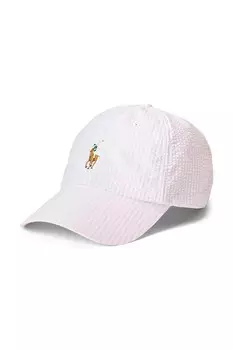 Кепка с козырьком Polo Ralph Lauren, розовый