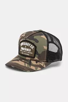 Кепка с козырьком Superdry, зеленый