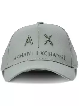 Кепка с логотипом Armani Exchange, зеленый
