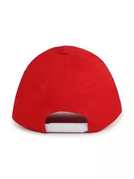 Кепка с логотипом BOSS Kidswear, красный