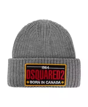 Кепка с логотипом Dsquared2, серый