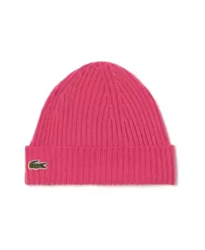 Кепка с логотипом фуксии Lacoste, розовый