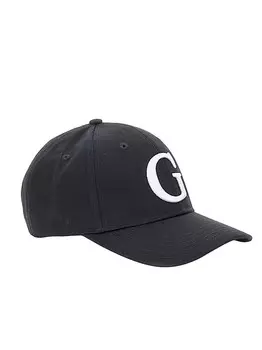 Кепка с логотипом g Guess, черный